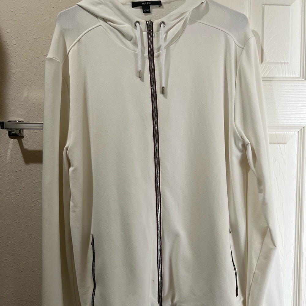 Gucci Men’s Sweatsuit/ Tracksuit (With Gucci Trim down the zipper & pockets)